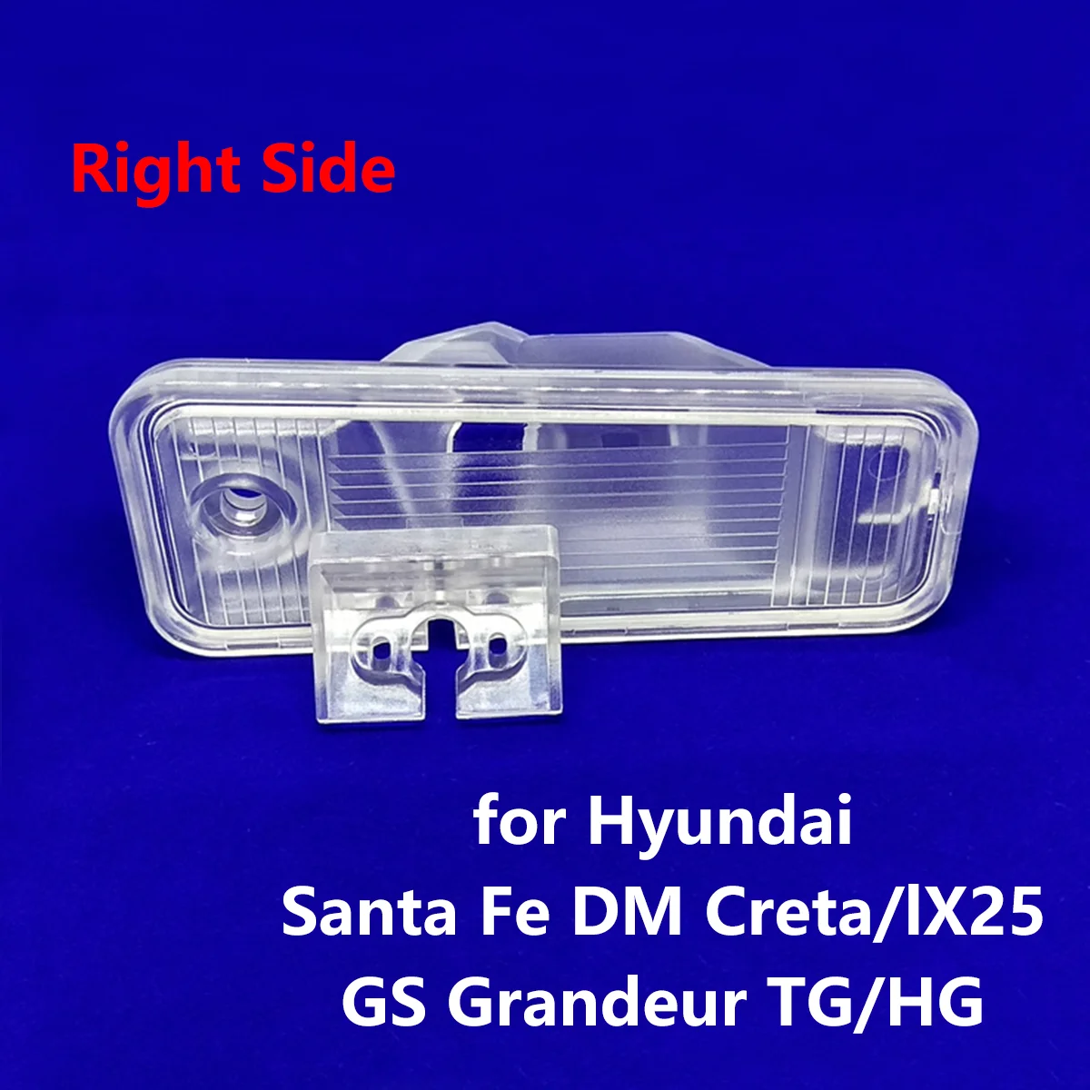 Left/Right Side Car License Plate Light Housing Rear View Camera Bracket for Hyundai Santa Fe IX45 Grandeur Azera TG HG Creta