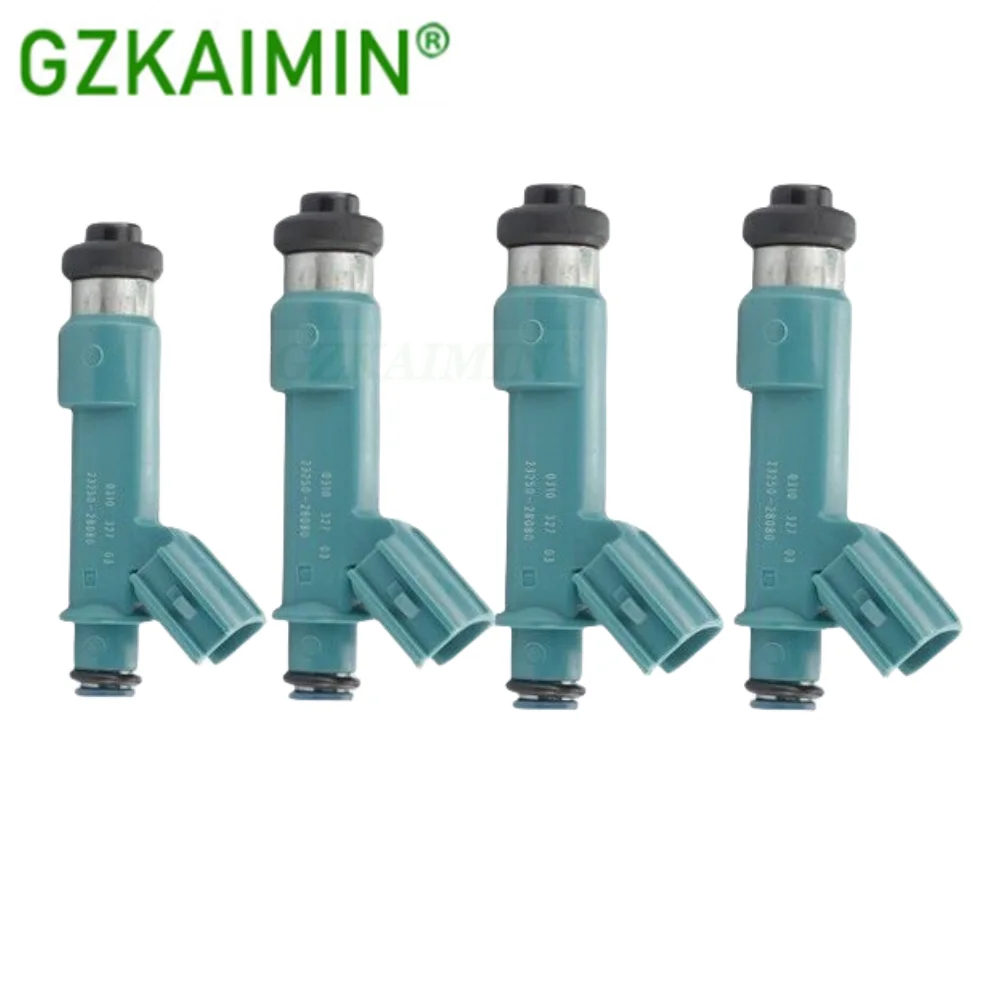 4PCS Fuel Injectors Nozzle  OEM 23250-28080 2325028080 22209-28080 2220928080 For Toyota