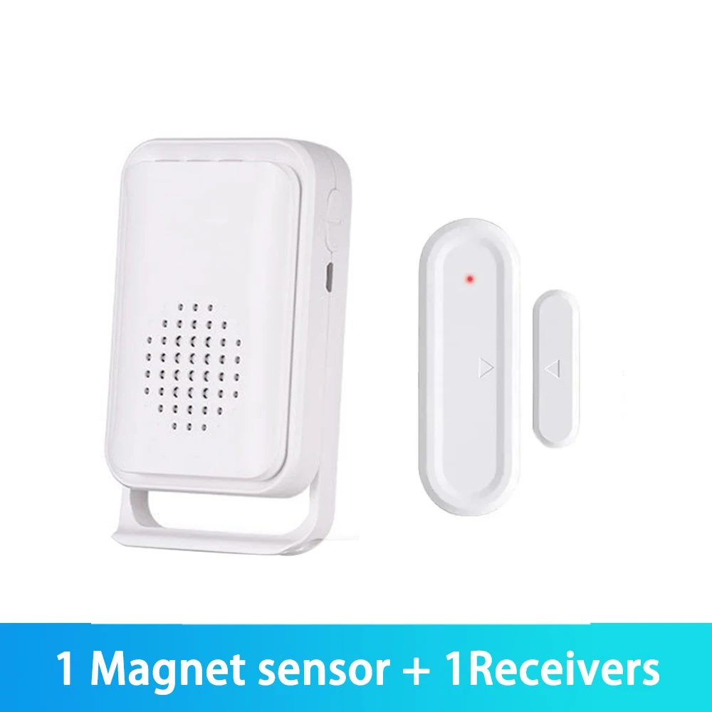 Wsdcam-30 sonneries de bienvenue, alarme de magasin, détecteur de mouvement PIR infrarouge à la mode