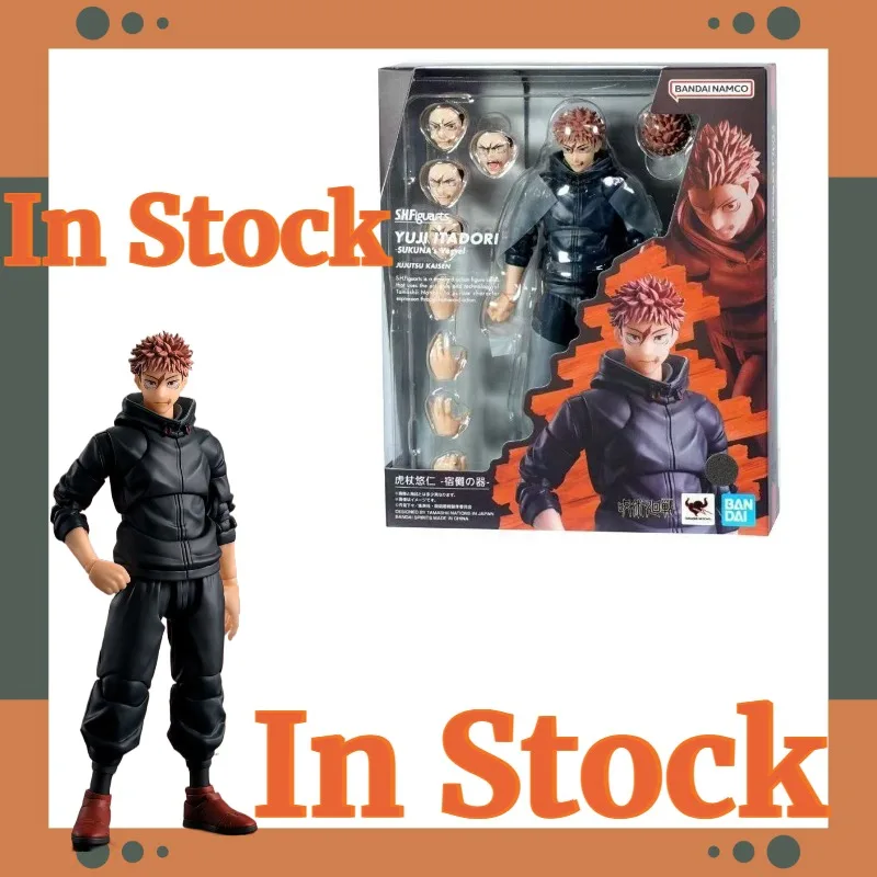 

In stock BANDAI S.H.Figuarts SHF Jutsu Kaisen Yujj Itadori Action Figures Model Toys Figures Animation Characters Decoration