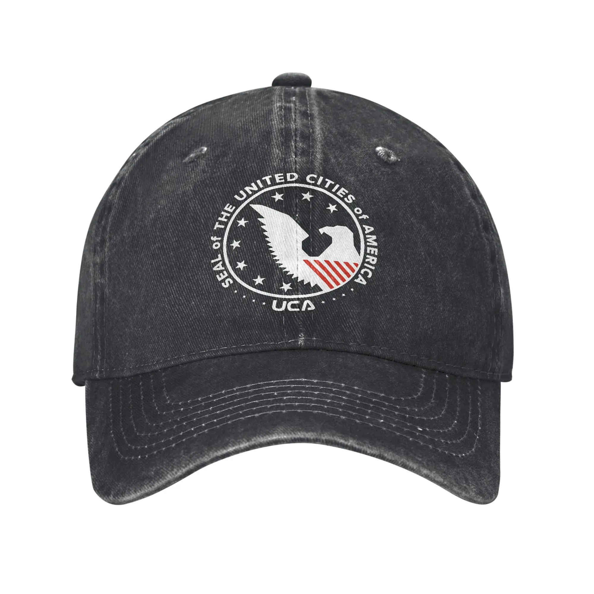 Gorras de béisbol con logotipo de Death Stranding UCA, gorra Snapback de mezclilla desgastada a la moda, gorra unisex para actividades al aire libre