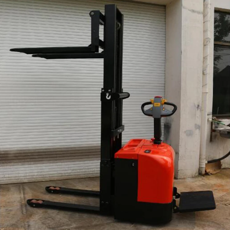 Sturdy and Durable Easy and Effortless Handling  Electric Forklift Stacker Reach Stacker for Your Selection with High Quality