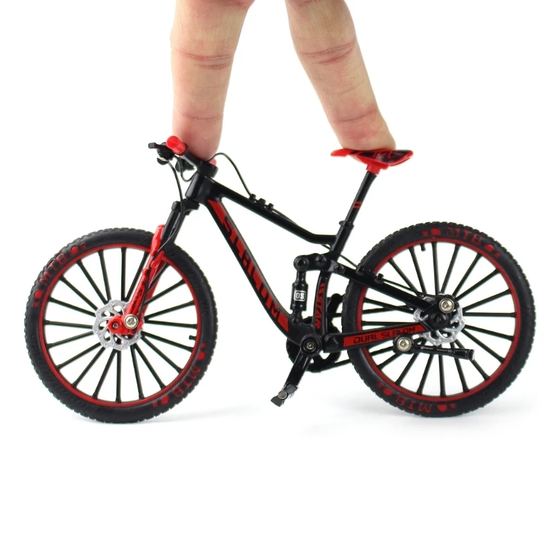 Creative Mini Finger Bike Mountain Bike Model Toy with Movable Parts for Kids