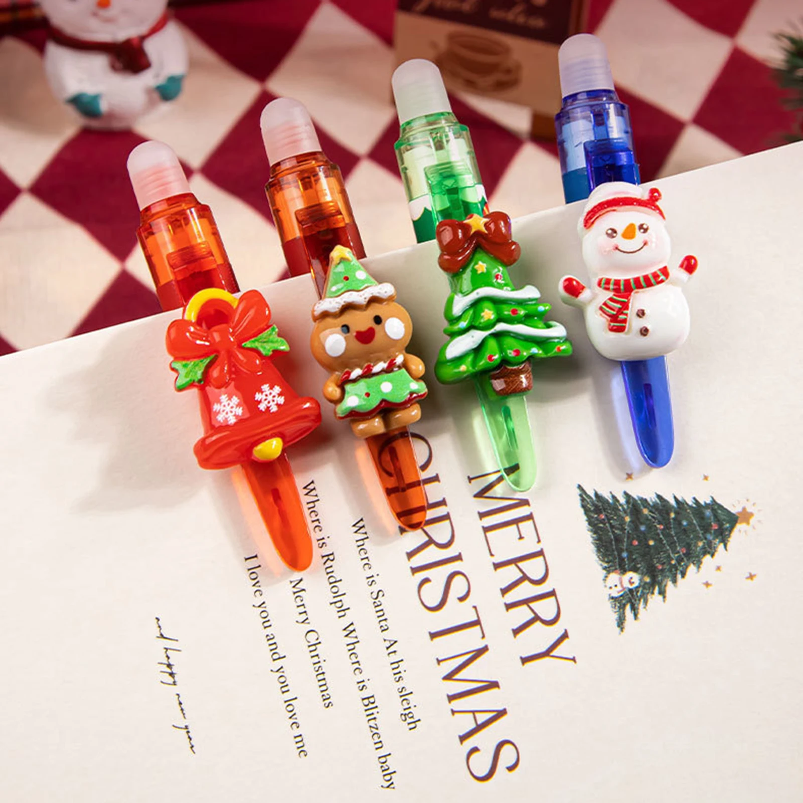 

6pcs Creative Heat Erasable Gel Pen 0.5mm Fine Point Blue Ink Pens Smooth Writing Experience School Stationery for Kids Students