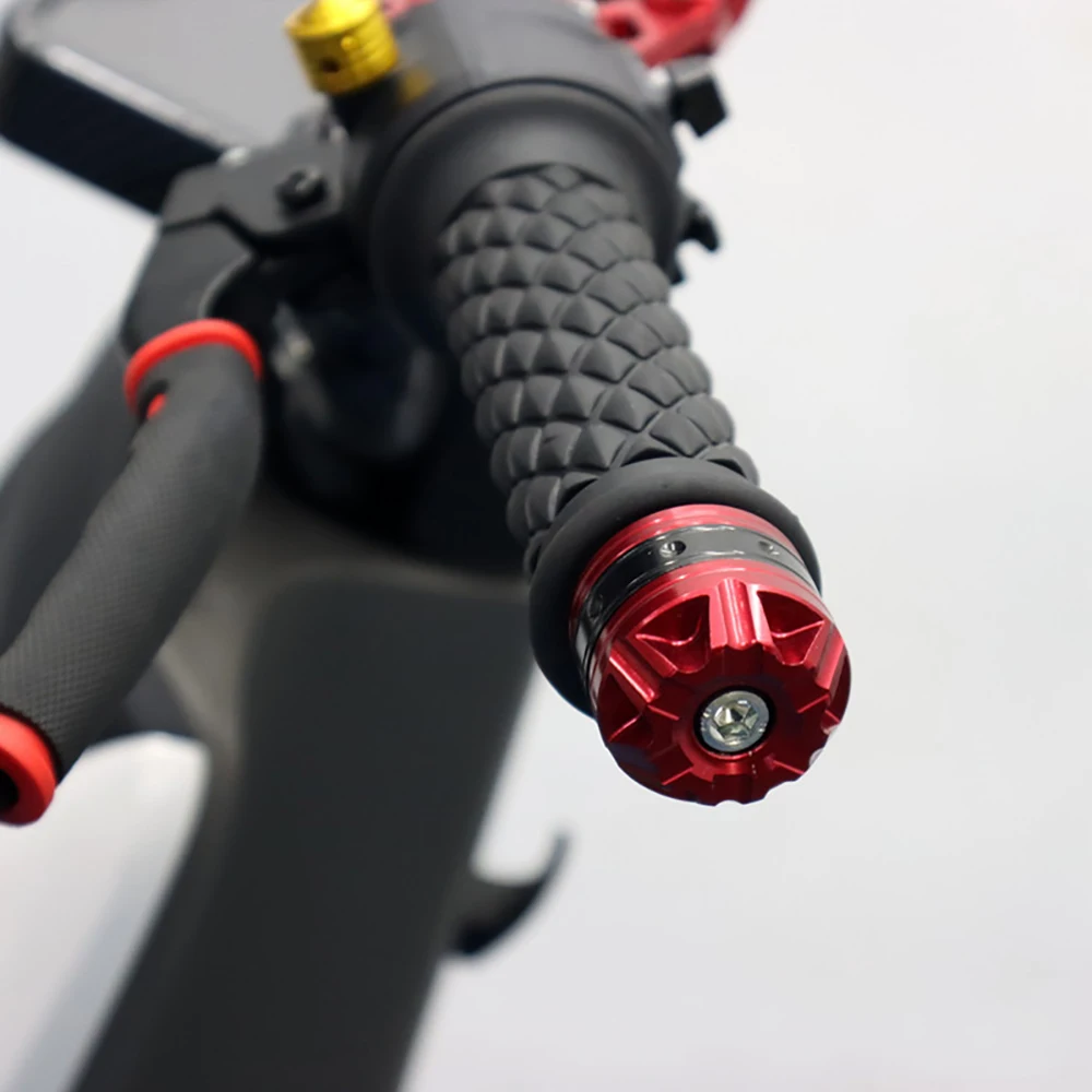 2PCS Motorcycle Handle Bar Ends Grips Moto Aluminum Alloy Handlebar Counterweight Plug Slider Motor Bike Grips Bike Accessories