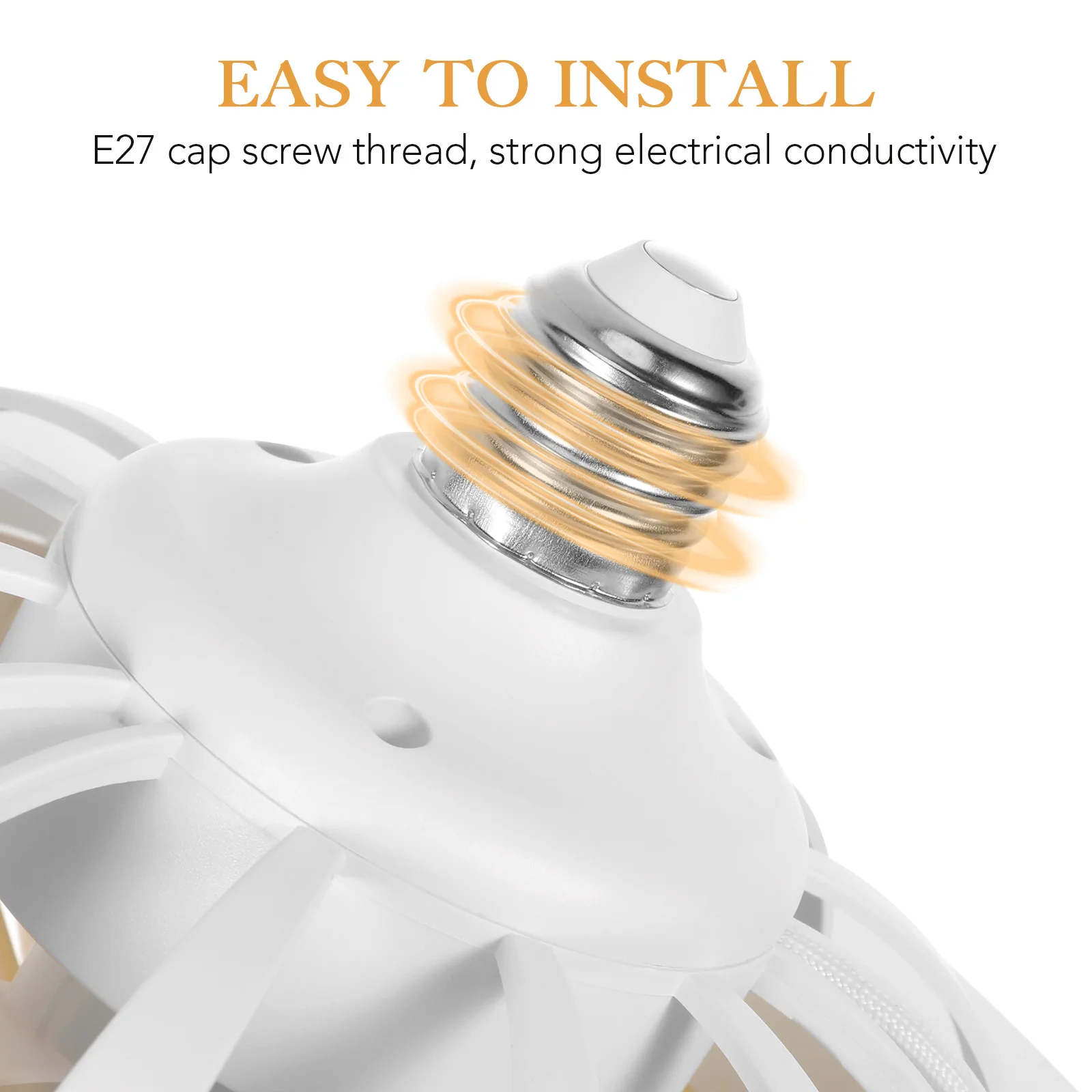 

Adjustable Modern Led Ceiling Remote Fan Lamp Dimming E27 Screw Bedroom Living Room Bedroom Kitchen