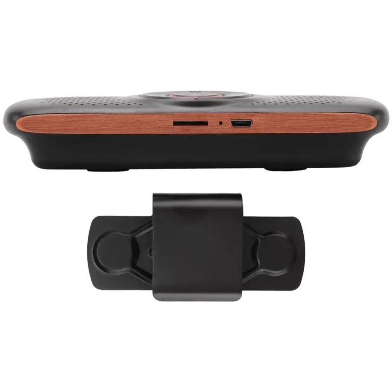 ABZZ-2X Автомобильный Bluetooth-динамик Bluetooth в автомобильных громкой связи для разговора по громкой связи, беспроводной автомобильный музыкальный плеер с зажимом для козырька