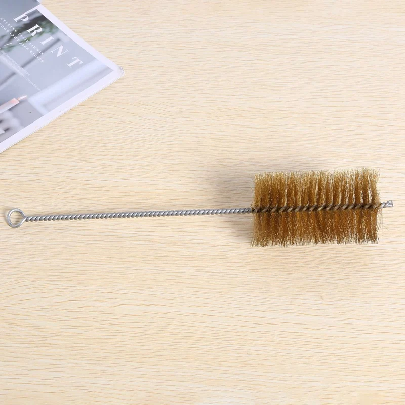 3X Copper Wire Pipe Tube Chimney Cleaning Brush 60Mm Dia