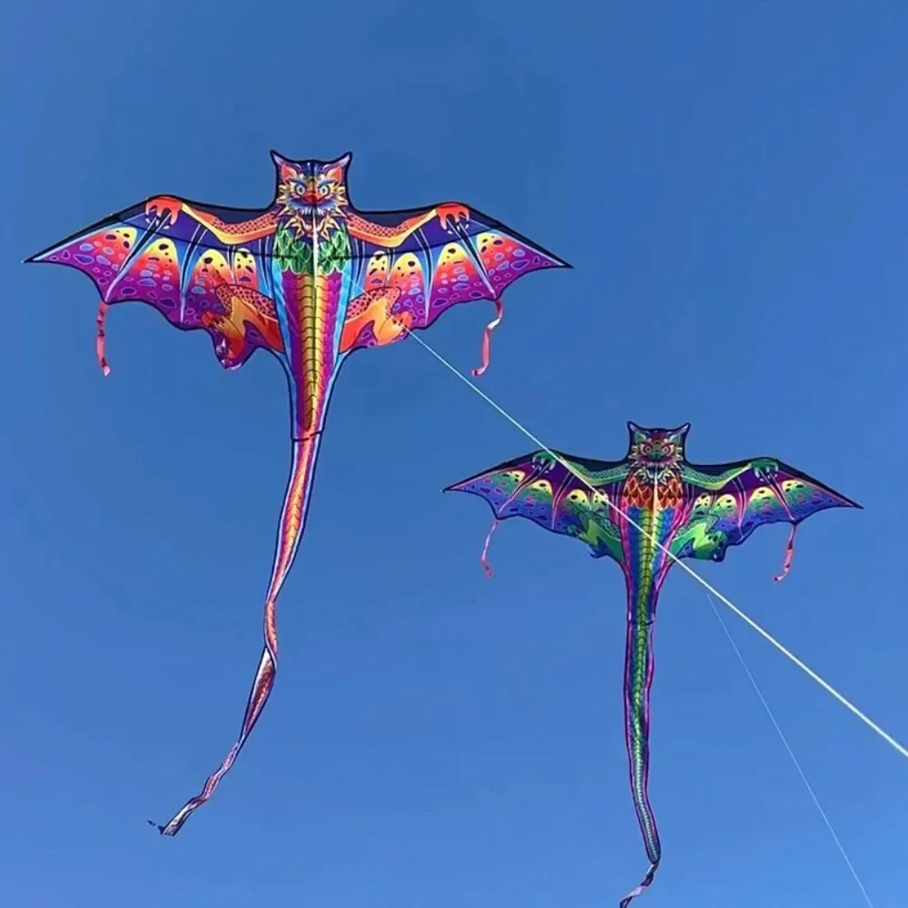 Nuovo Easy to Fly Dragon Kite Good Flying Cartoon Aquilone per bambini con linea di aquiloni da 100 metri Pterosauro Giocattolo volante all'aperto Divertimento sportivo