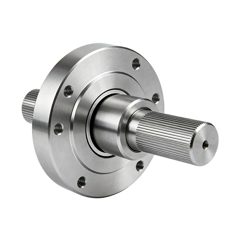 Custom Precision Machined Alloy Steel Double Flange Connection Base with Anti-Corrosion Coating