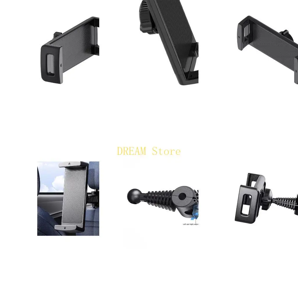 Adjustable Vehicle Back Clip On Bracket For Mobile Devices And Pad Stand Best Sale