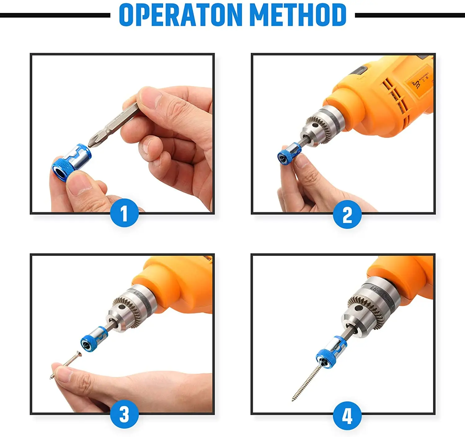 Universal Magnetic Ring 1/4” Metal Screwdriver Bit Magnetic Ring For 6.35mm Shank Anti-Corrosion Drill Bit Magnet Powerful Ring