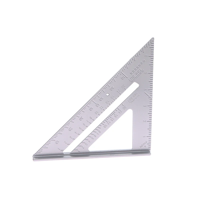 Triangle Rule 90 Degree Thickening Angle Rule Stainless Steel Carpenter Measurement Square Ruler Woodworking Triangle Ruler