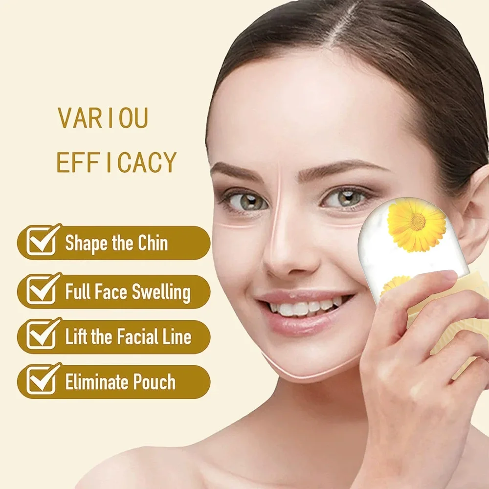 ซิลิโคน ICE Face Roller รูขุมขนหดตัวแม่พิมพ์น้ําแข็งสําหรับ Face Lifting Eye Puffiness ICE Facial Massager Roller Beauty Skin Care เครื่องมือ