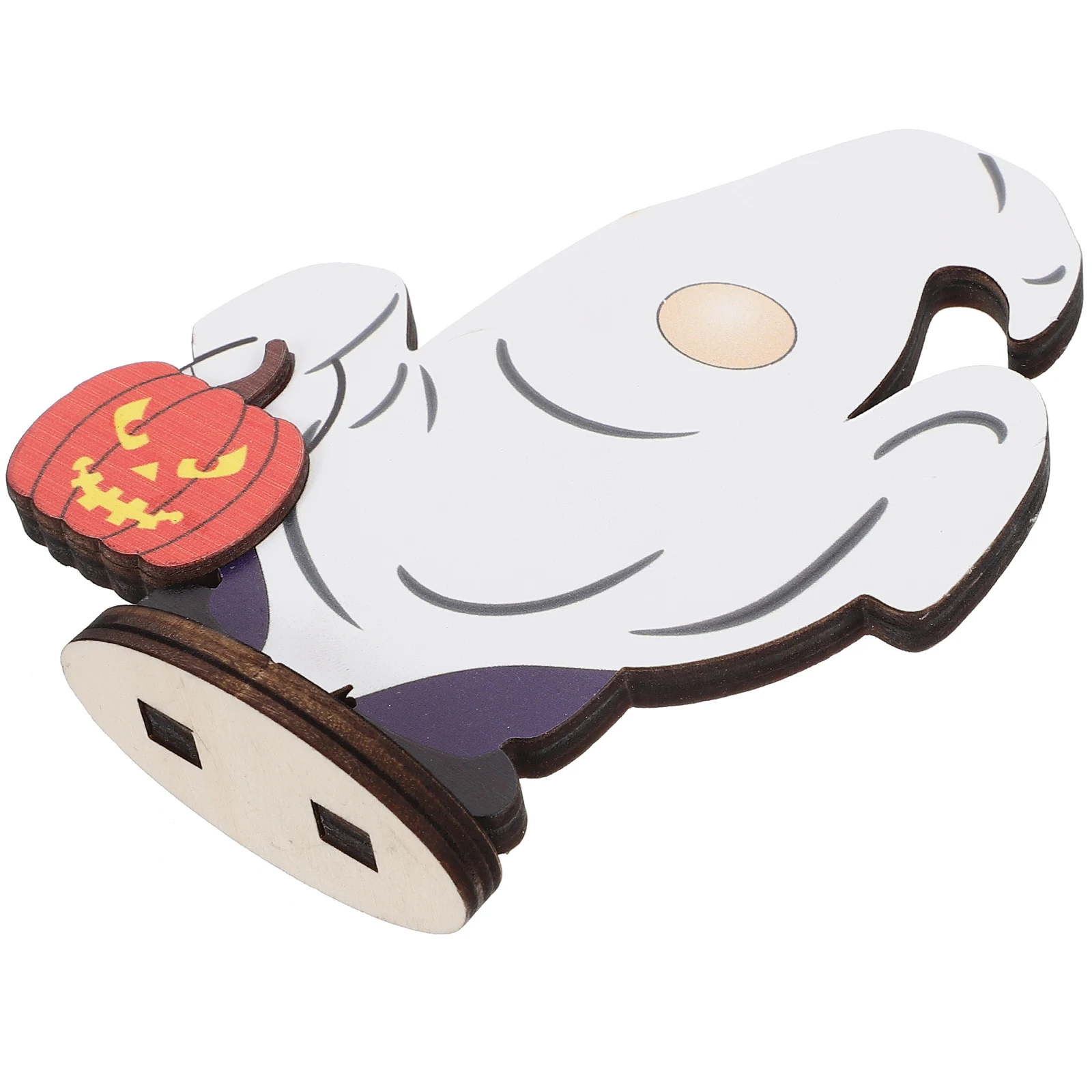 

Wooden Ghost Halloween Decors Halloween Table Decor Desktop Centerpiece Party Supplies Adornments Festive Props