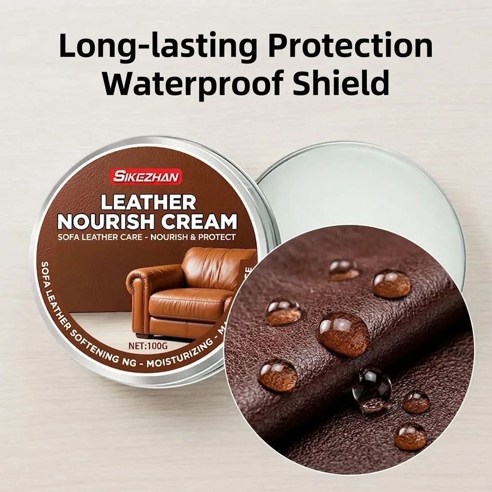 Mink Oil Cream Ultimate Colorless & Odorless Leather Nourishing Cream Invisible Protection Deep Conditioning for Luxurious Sofas