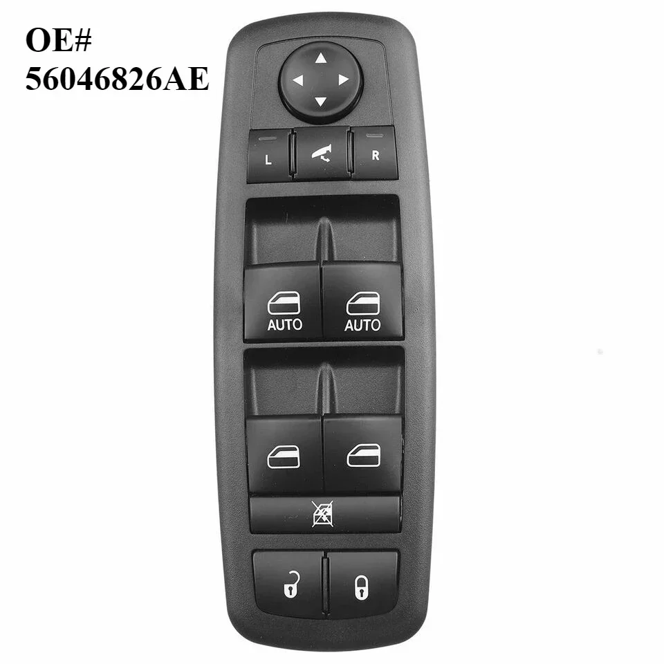 

for FIAT FREEMONT 2.0/2.4/3.6 2011 2012 2013 2014 2015 2016 Driver Side Electric Window Switch Control Panel 56046826AE