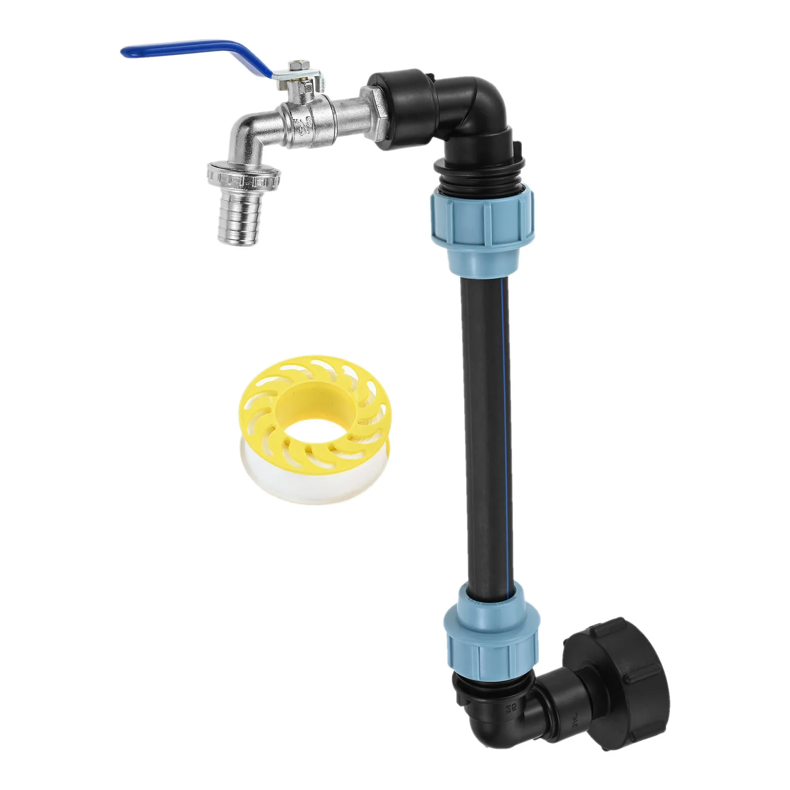 

3/4 Inch Outlet Tap Connector for IBC Tank Adapter Outlet Faucet for 1000L Rainwater Tank Rain Barrel Replace Valve Connector