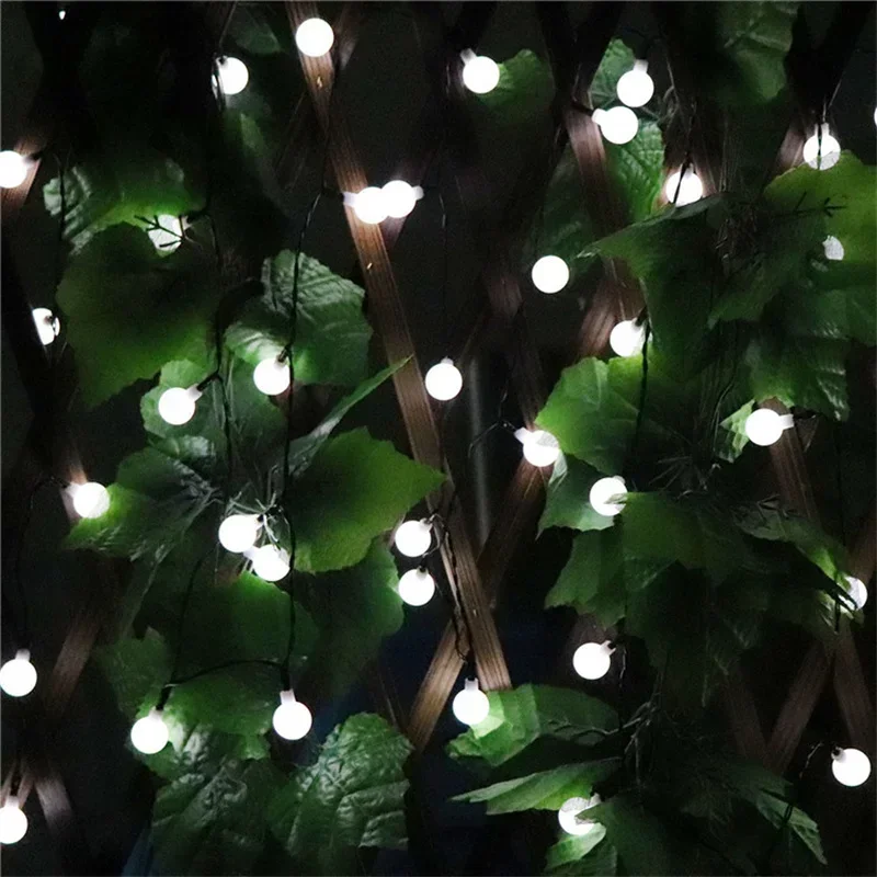 Fairy Lights LED Round Ball Light Solar Globe Lights for Garden Wedding Party Christmas Decoration Solar Outdoor String Lights