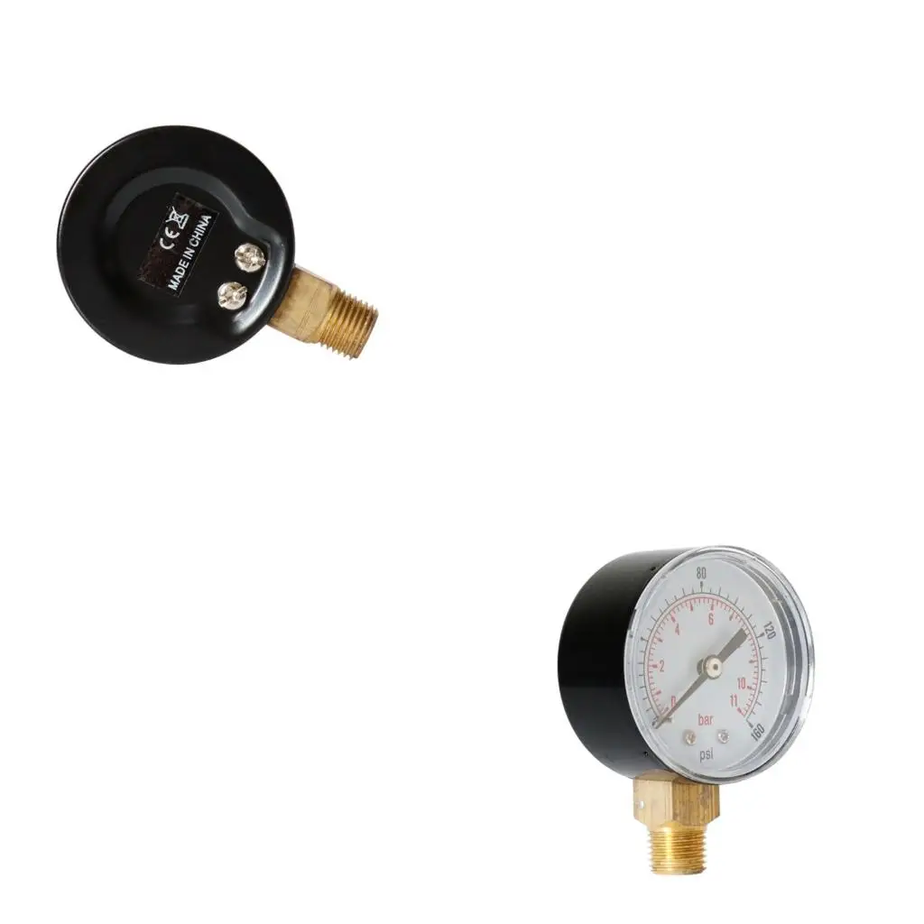 Y50 Radial Pressure Gauge for Mining/Home Heating/Home Pressure Measurement 1/4 BSPT Bottom Connection High