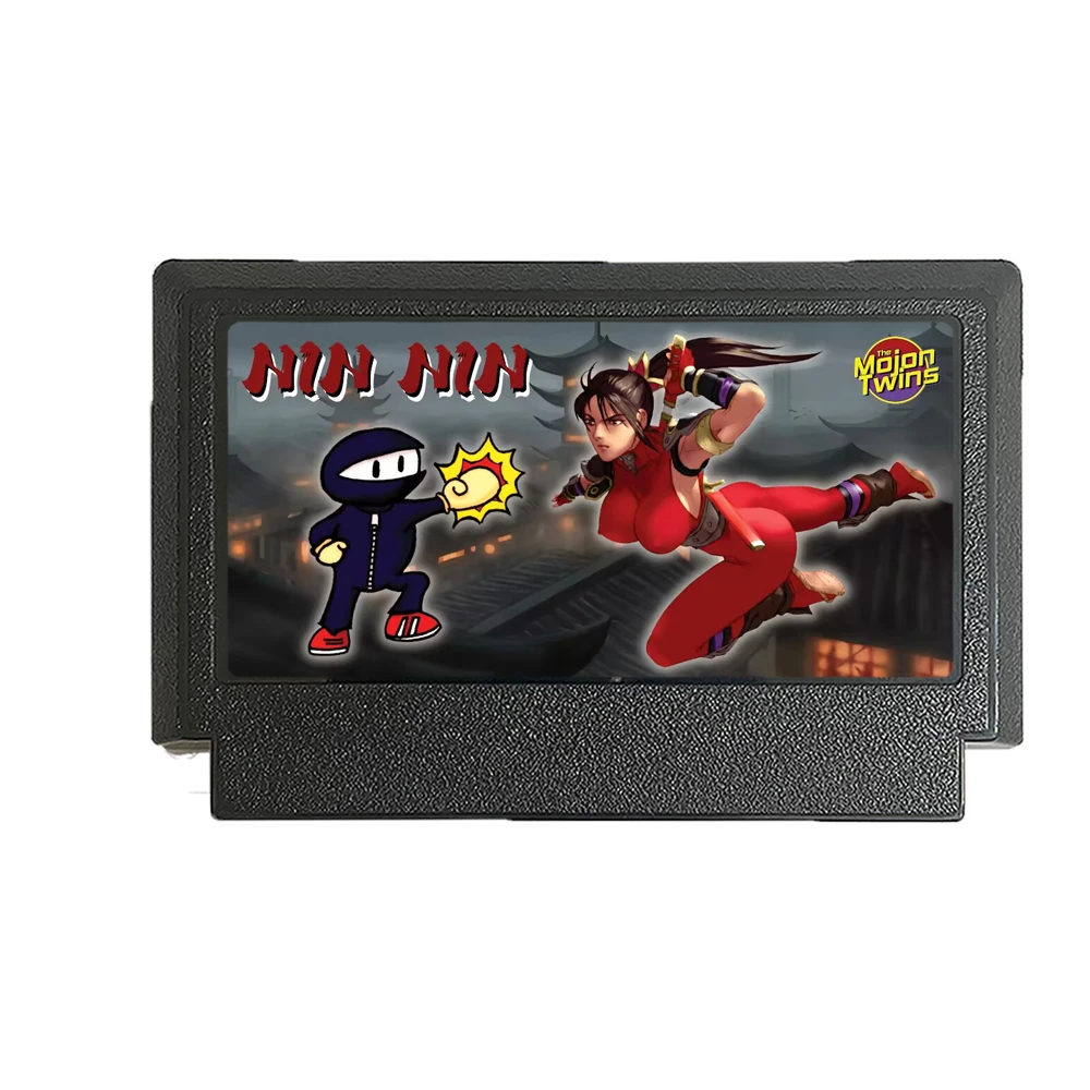 Nin Nin-Совершенно новый 60-контактный игровой картридж FC Famicom для семейной компьютерной игровой консоли Nintendo