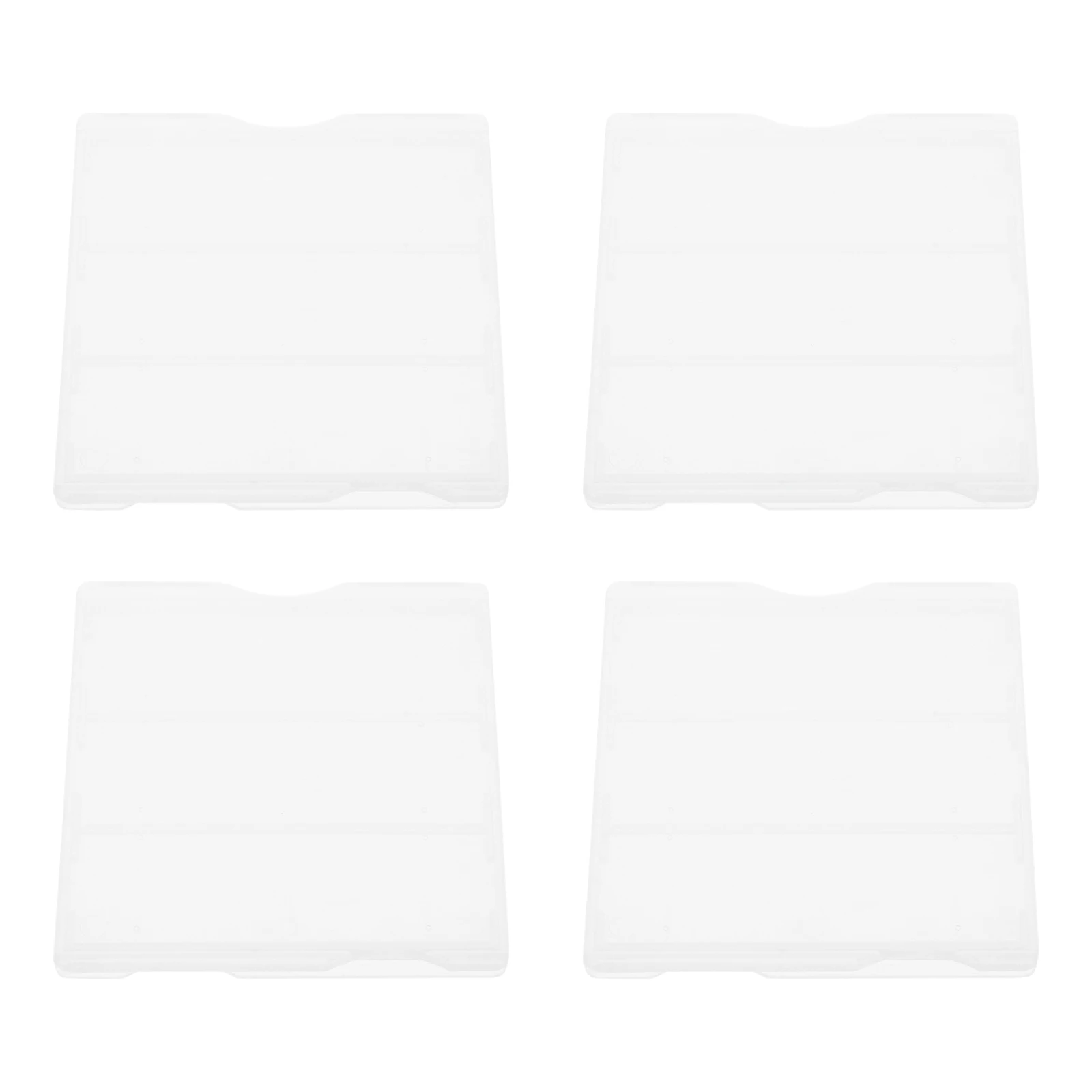

4pcs Microscope Slide Storage Box Thickened Plastic Holder For Pathology Lab Use Secure Mailing Organized Specimen Storage