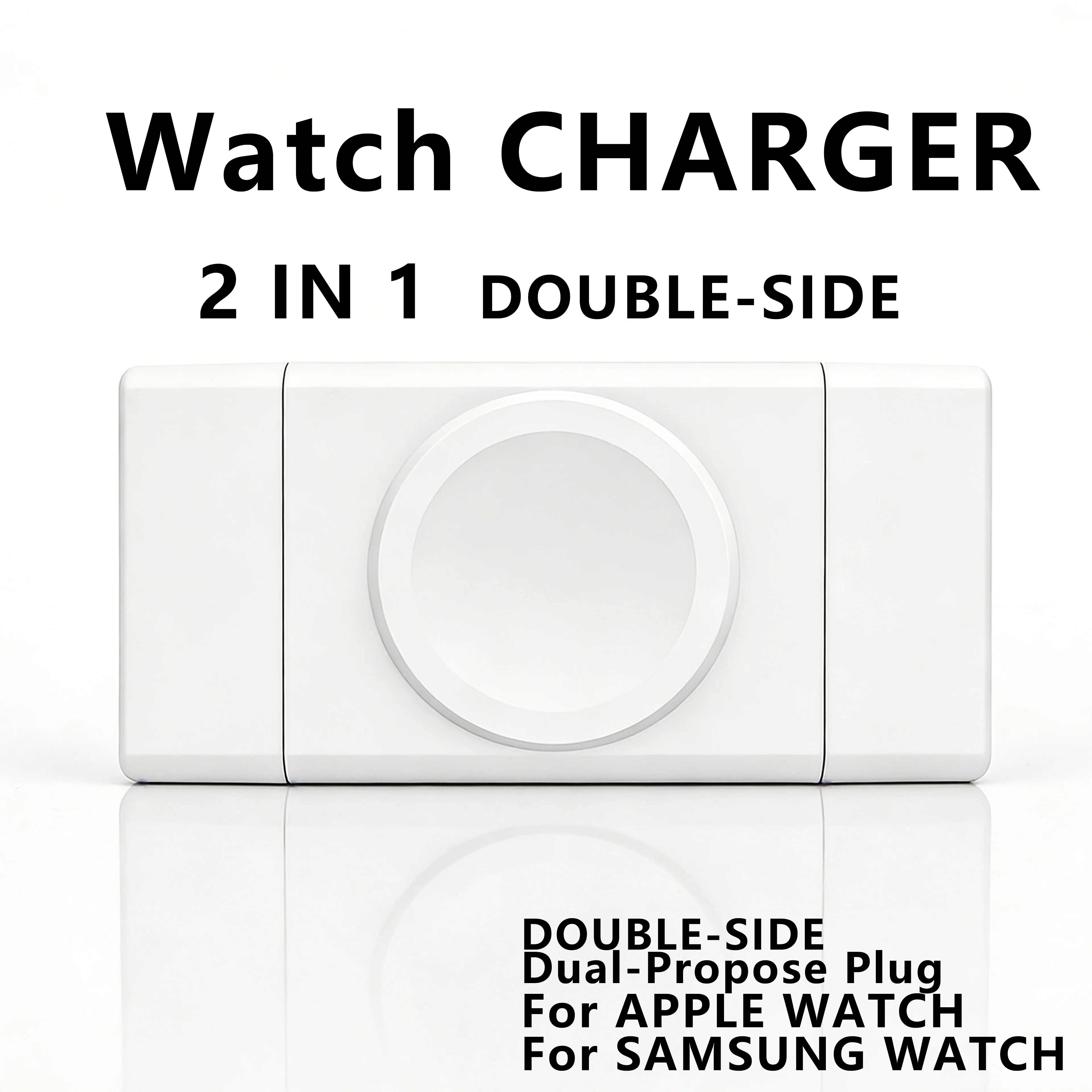 

Fast Magnetic Watch Wireless Charger for Samsung Apple Watch Galaxy 6 5 4 Active IWatch 8 7 Portable Charging Type C USB