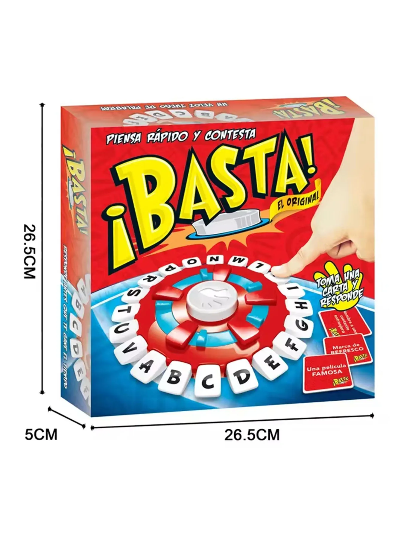 Spanish Word Game Fast-Paced Family Interaction Role-playing Board Game The Quick Thinking Letter Fast Pressing Tapple Games