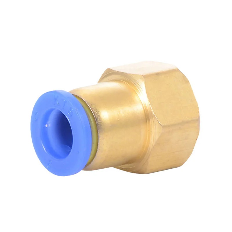 Pneumatic Quick Connector Air Fittings Push In 4 6 8 10 12 16mm Hose Tube Pipe 1/8 3/8 1/2 1/4 BSP Female Internal Thread Brass