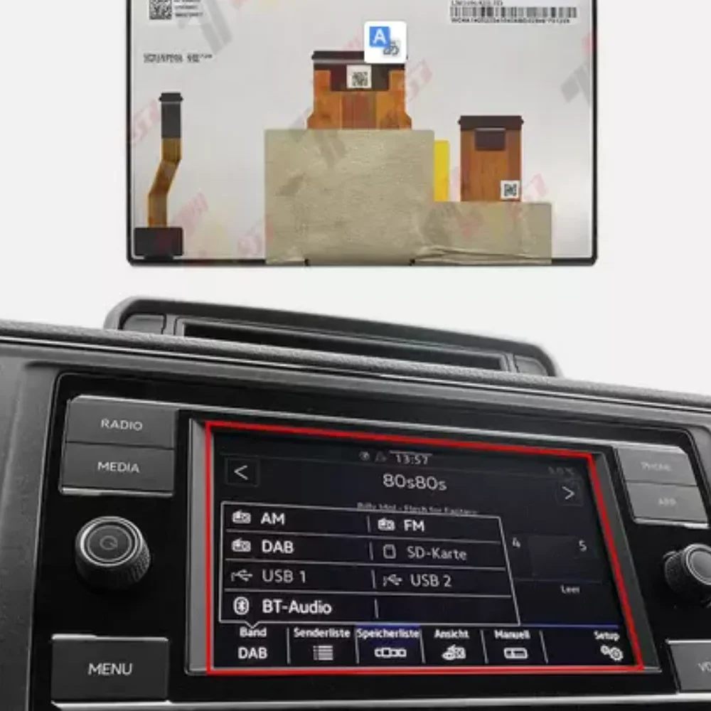 

Volkswagen 3CN for 035 869 E Navigation LCD And Touch Screen Postal Repair Service