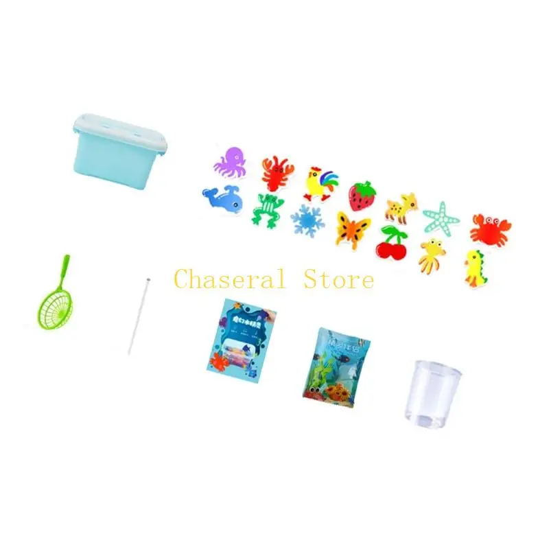 E7CE Water Jelly Craft Kits Molds Safe Sensory Play Crafting Activity For Kids