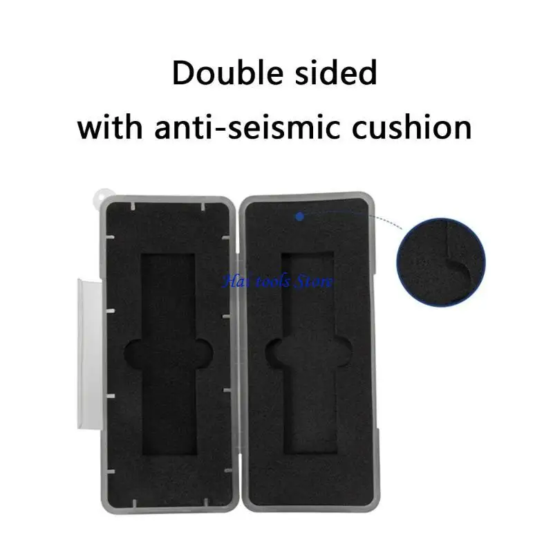 X37E Reliable M.2 Memory Card Holder Hard Drive Storage Case for Frequent Data Movers