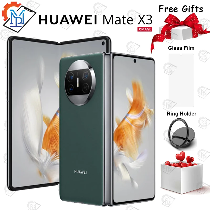 

Original Huawei Mate X3 4G Folded Screen 4G Mobile Phone 7.85" Kunlun Glass Snapdragon 8+ Gen 1 HarmonyOS 3.1 NFC Smartphone