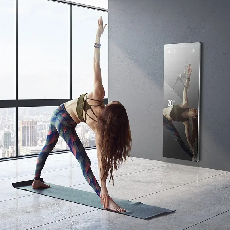 

Gym Mirror For Living Room With Exercise Video Trainer Display Exercise Mirror Fitness