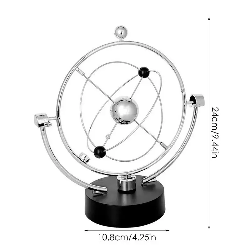 Rotation Perpetual Motion Newton Pendulum Balance Ball Pendulum Ball Physics Tumbler Craft Home Table Decorations Desk Toy Gift