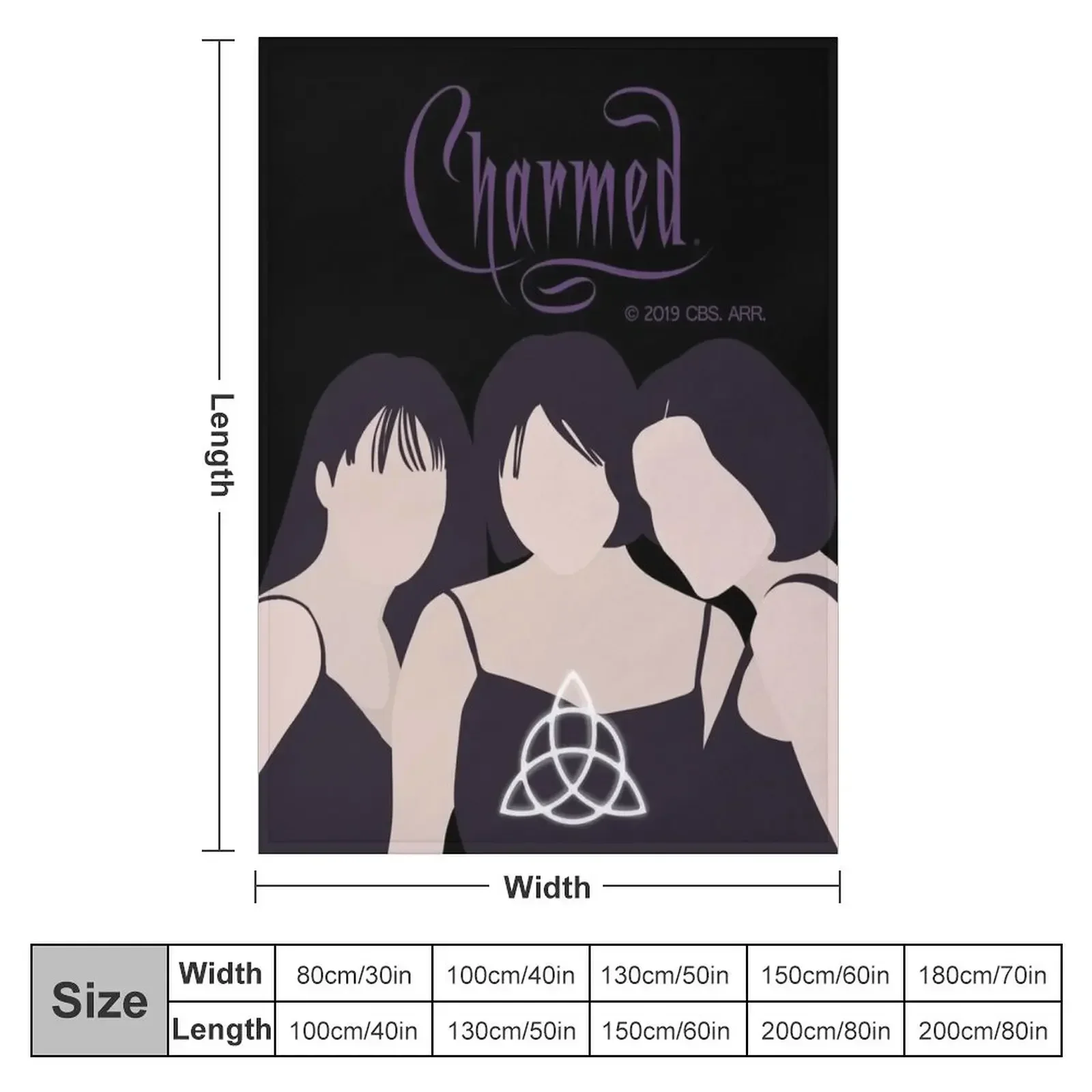 Charmed 1998 Throw Blanket Personalized Gift Thin Bed covers Blankets