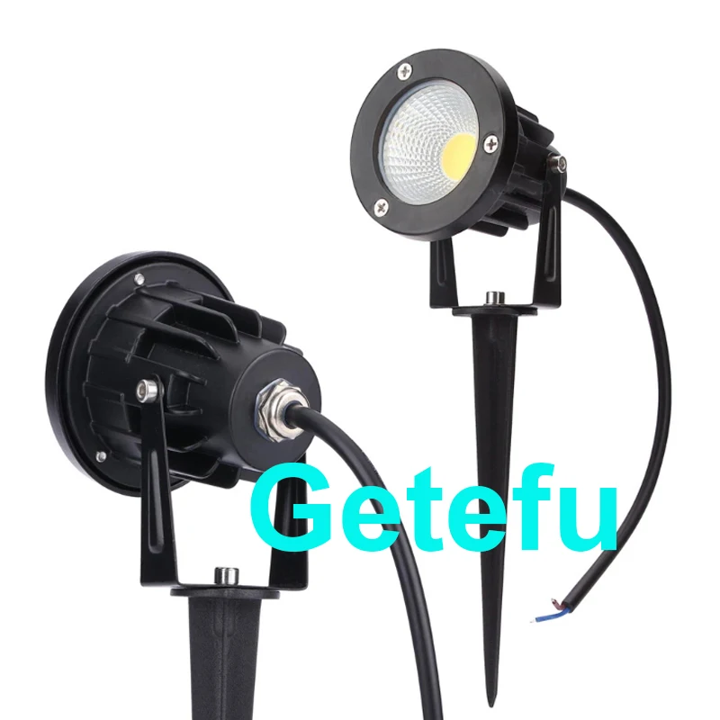 110V220V 12V Outdoor LED Garten Licht COB Led Rasen Lampe 7W 10W 12W Wasserdichte Spike garten LED Licht OutdoorLandscape Scheinwerfer – Detail 5