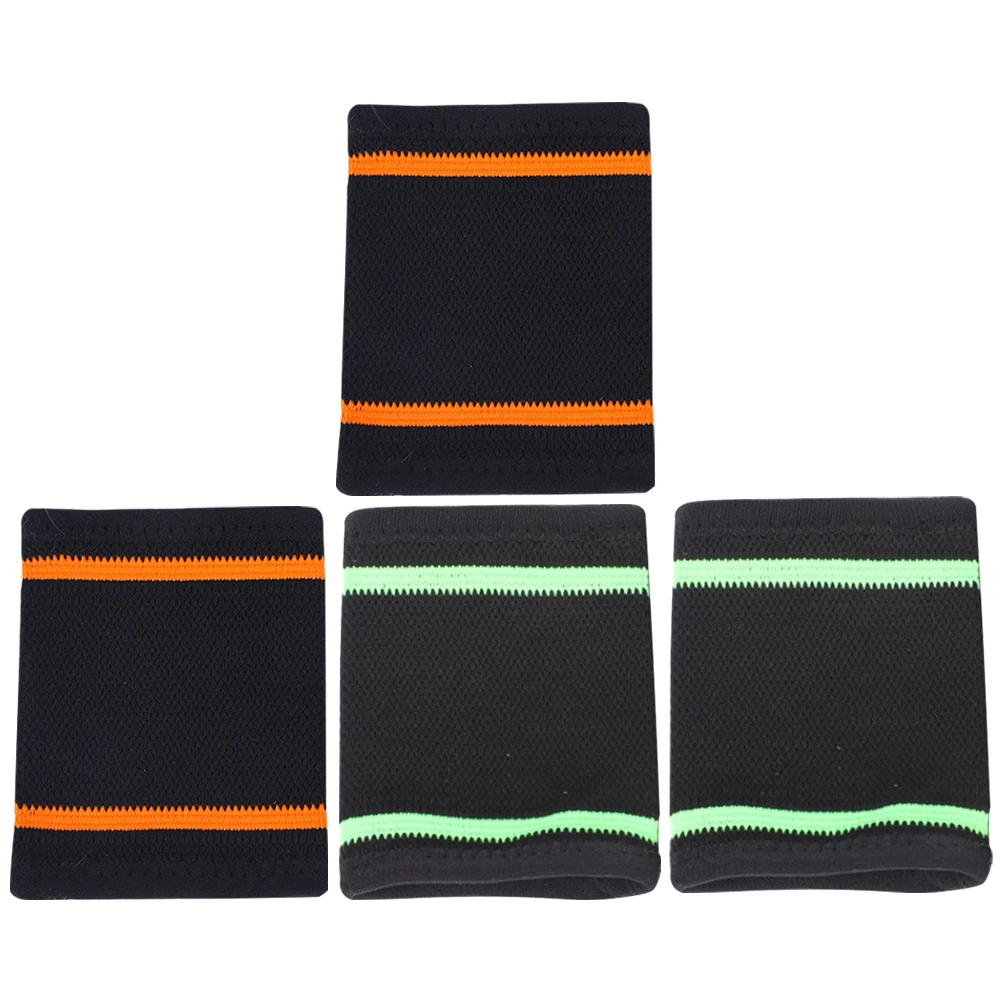 

4pcs Breathable Elastic Support Wristband Fitness Workout Wrap Exercise Protector Sweat Bands For Men Guard Brace Wristbands