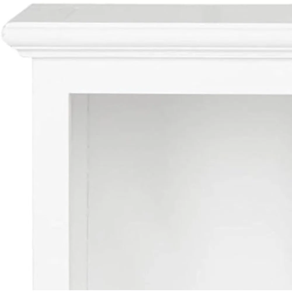 Collezione Home, libreria Maralah White a 5 ripiani, completamente assemblata