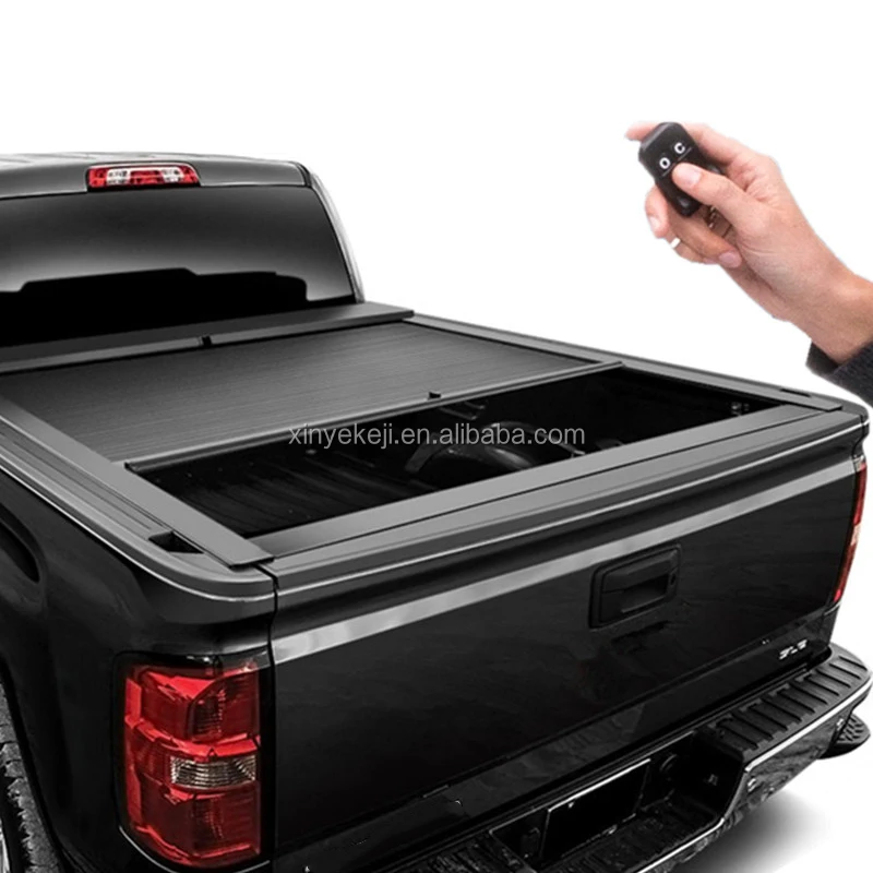 Electric Aluminium Retractable Roller Lid Tonneau Cover For Toyota Hilux Revo Tacoma Tundra Ford Ranger F150 Dmax Triton Navara