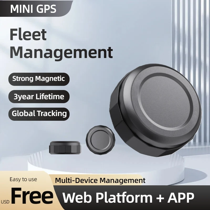 

3yrs Long Life Strong Magnetic Batch Management Unlimited Distance Tracking Device Android IOS Air Tag Tags Global GPS Tracker