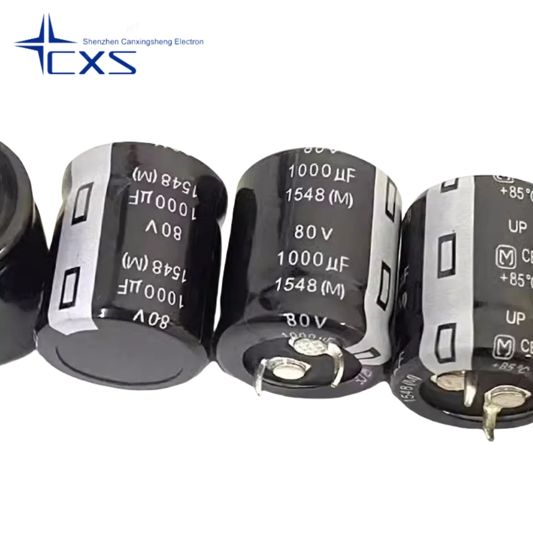 

80V1000UF 1000UF80V Size 25*25/30 Panasonic High Frequency Low Resistance Electrolytic Capacitors