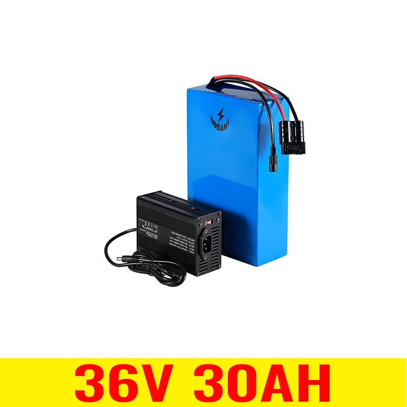 

Booant 36v 30ah 1800W eBike Lithium ion Battery Pack With 5A Charger Free Shipping