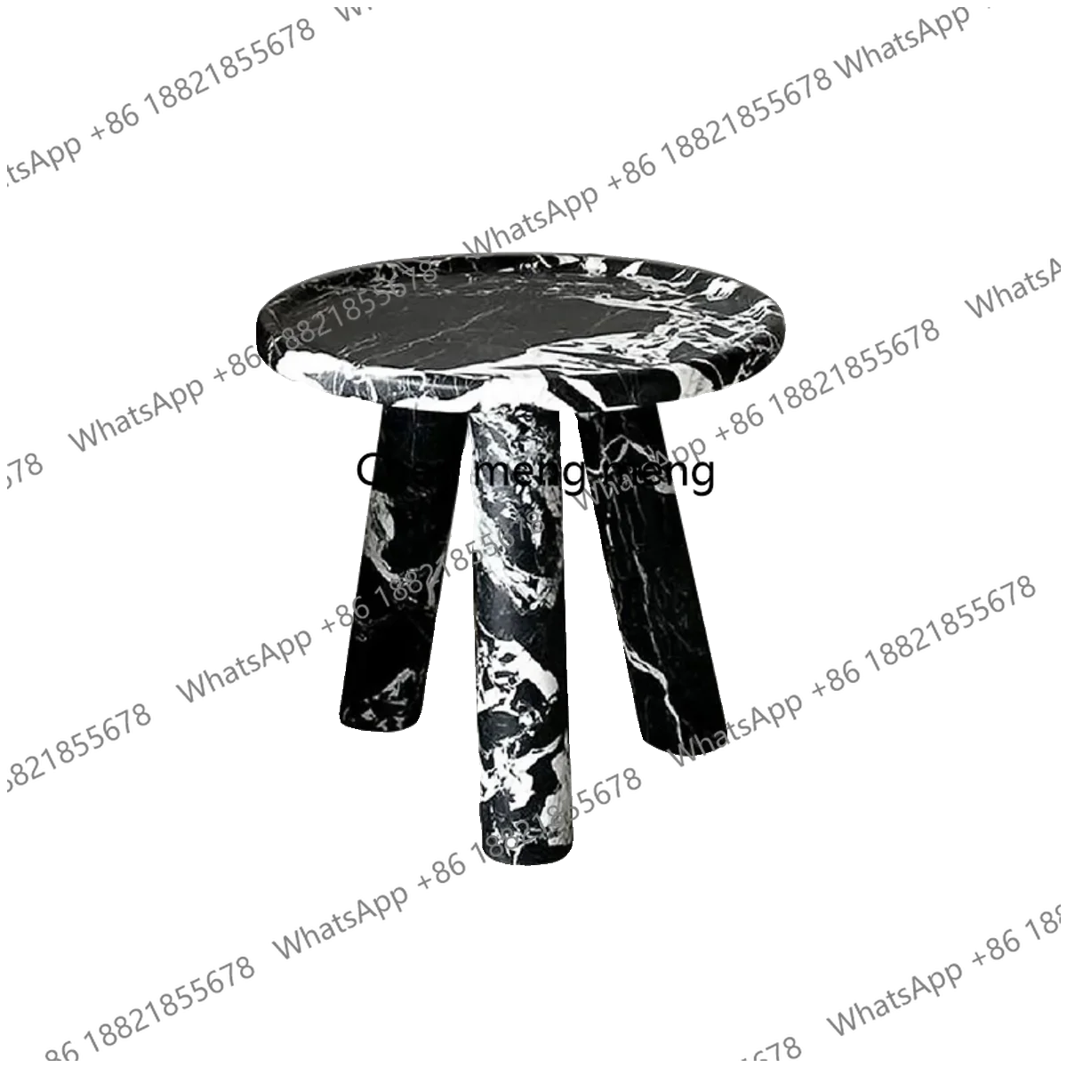 Z183 Italian minimalist high-end natural marble coffee table modern light luxury high-end living room creativity