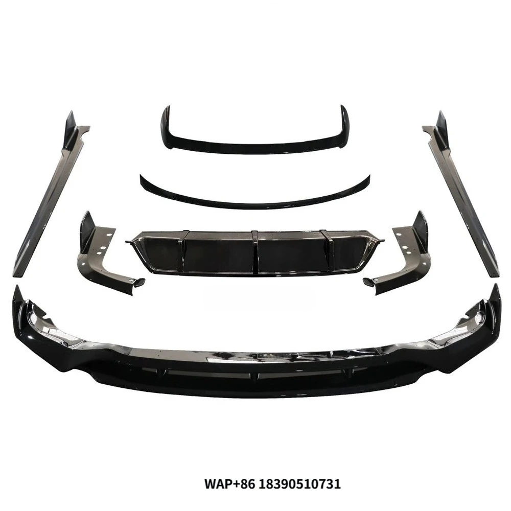 

X5 G05 Body Kits Gloss Black Front Lip Rear Diffuser Side Skirts and Spoiler for X5 G05 2019-2022
