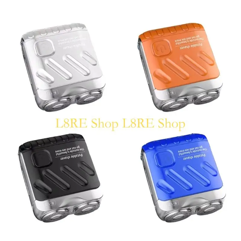 

Эффективные мужские бритвы с двойной головкой для быстрого ухода за зарядкой USB -зарядка борода триммер