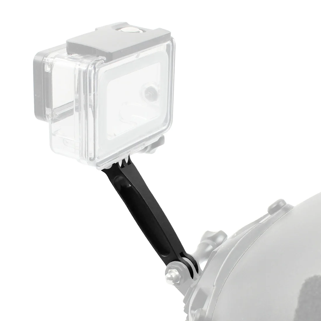 Aluminium Helm Verlängerung Arm Selfie Stick Pole Stativ Adapter Halterung für Gopro 13 12 für Insta360 X4 Action 5Pro Tasche 3 Halter – Detail 8