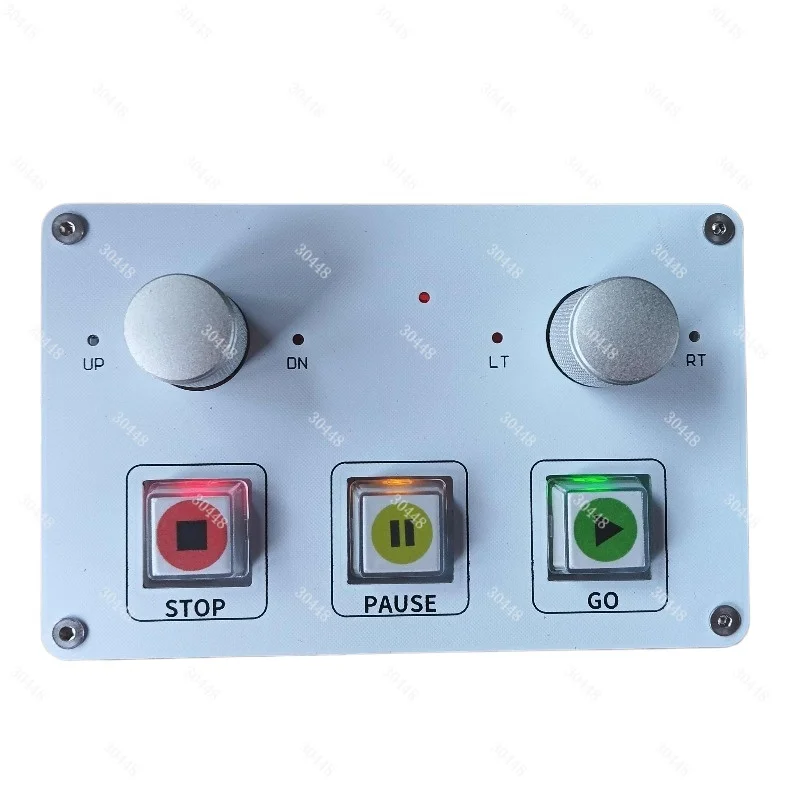 USB Stage Show Multimedia Controller Keyboard For QLab Sports Sounds Pro Audio Playback Volume Knob Dedicated Button Box