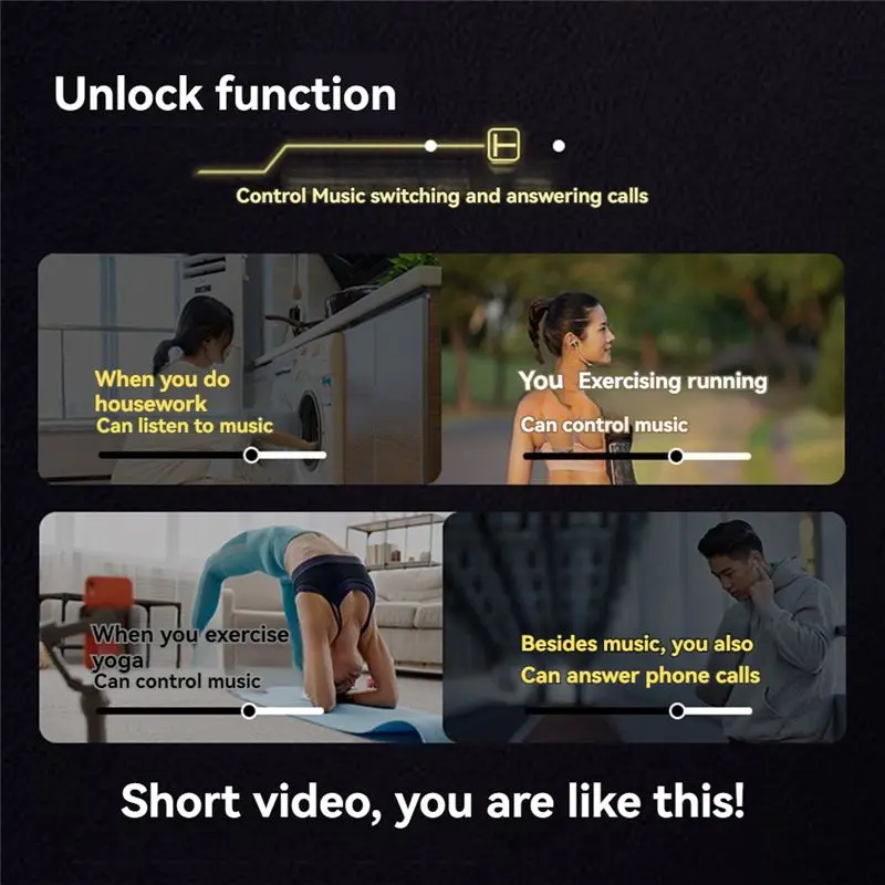 A33T Bluetooth Remote Page Turner Ring Fingertip Video Controller Remote Control Scrolling Accessory for Smartphone Tablet White