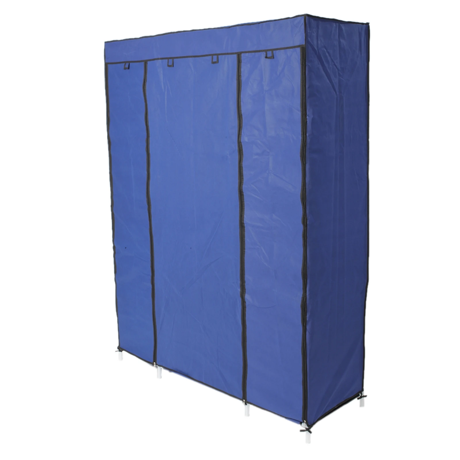 

5 Layer 12 Compartment Non woven Fabric Wardrobe Portable Closet Navy